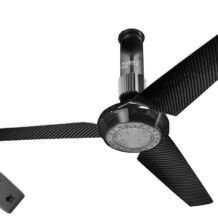 ЛЮСТРА ВЕНТИЛЯТОР NORDIK AIR DESIGN 140-29 TRANSPORENT CARBON