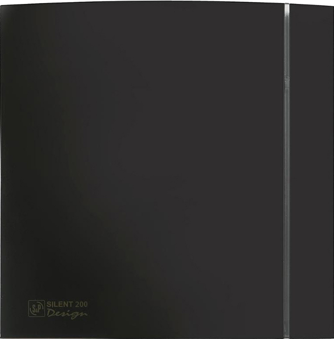 Накладной вентилятор Soler Palau SILENT-200 CZ BLACK DESIGN 3C